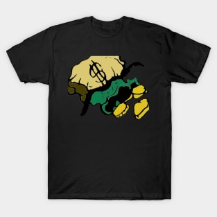 Money bag by. Thomas Daniels T-Shirt